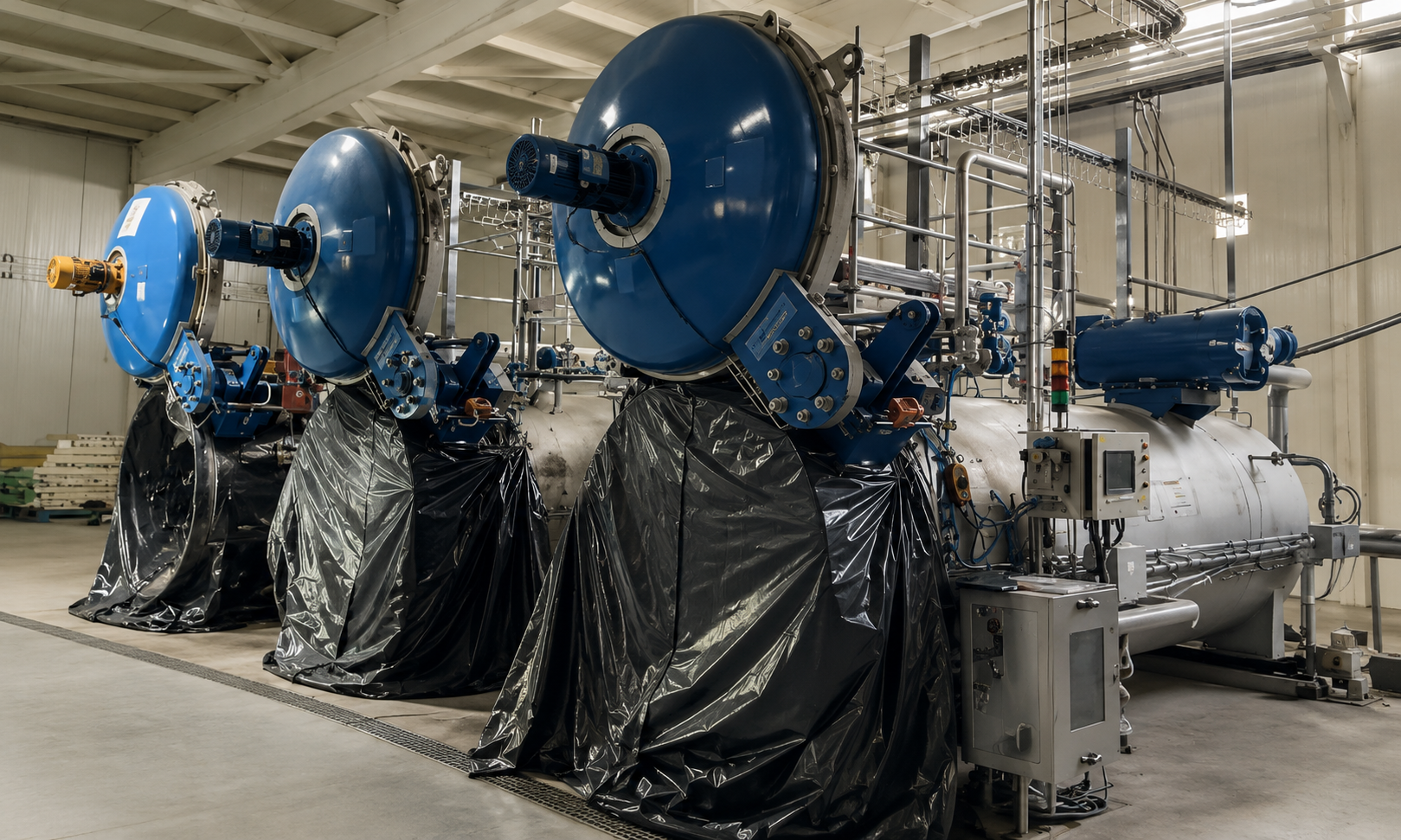 Montaje de Autoclaves y Pipe Rack Nestlé
